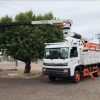 IMAP Bucket Truck with spear and lower boom spin.